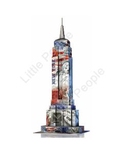 Empire State Building 3D Puzzle Monuments 12583 Flag Edition 216 Pieces GIFT