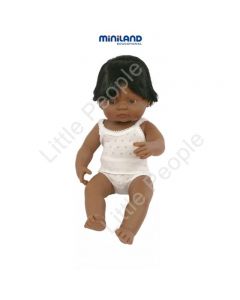 Miniland Anatomically Correct Educational Baby Doll Latin American Boy 38 cm