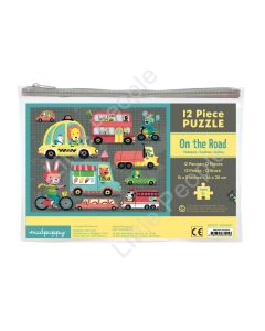 Mudpuppy 12 Piece Puzzle - On The Road