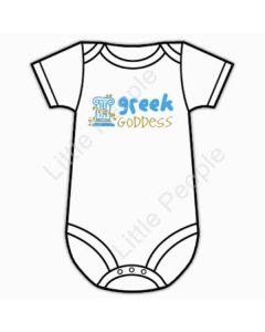 Greek Goddess Size 3-6mths Baby Grow Suit last one