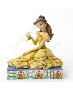 Jim Shore Curious & Kind - Belle W/ Chip Figurine Disney Traditions Retired Rare