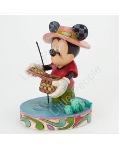 Jim Shore Disney Traditions -I'd Rather Be Fishing - Mickey Mouse