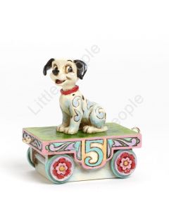 Jim Shore Birthday Train Lucky - No Five Figurine Disney Traditions retired Rare