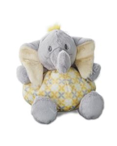 Plush Nat and Jules Rattle Toy Tusk Elephant Gift Idea soft Cuddly