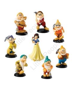 Disney Enchanting Set of 7 Dwarfs & Snow White Very Rare NIB
