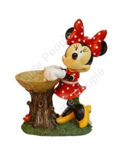 Disney Birdbath 16-Inch Minnie Mouse Rare Retired piece