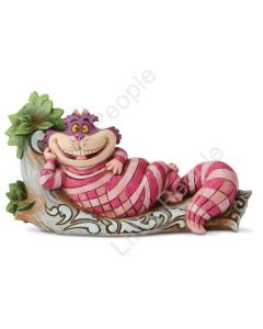 Jim Shore Cheshire Cat on Tree - The Cat's Meow Figurine Disney Traditions