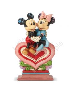 Jim Shore Heart to Heart Figurine Disney Traditions