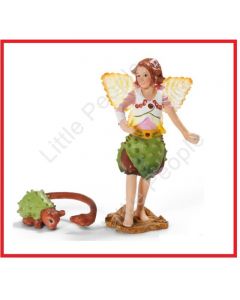 Schleich Bayala Chestnut Elf With Fellow Fantasy Figurine World Of Elves Toy 704