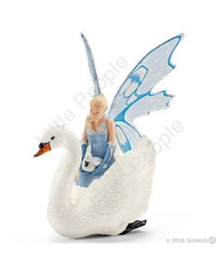 Schleich 70518 Bayala Larinya Fairy Elf With Cygnet & Swan - Retired