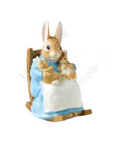 Beatrix Potter Money Bank - Rocking Mrs. Rabbit with Babies Retired