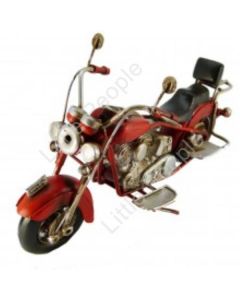 Motorcycle Red Metal 19cm Boyle Automobelia