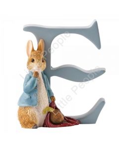 Peter Rabbit Letters - Letter E with Peter Rabbit
