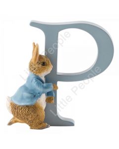 Peter Rabbit Letters - Letter P with  Peter Rabbit