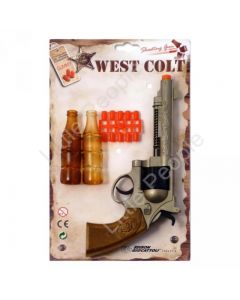 28cm Gummy cowboy Western Plastic Toy