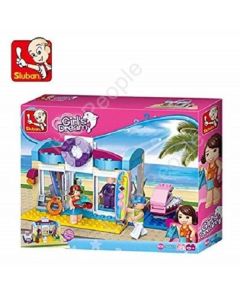 Sluban Compatible Building Blocks B0603 Girls Dream Beach Shop