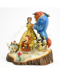 Jim Shore Tale  - Beauty And The Beast Figurine Disney Traditions