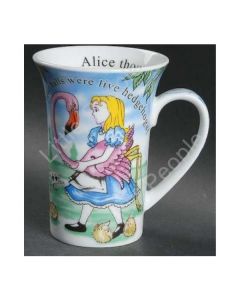 Paul Cardew Alice in Wonderland Mug Croquet Tall 5 Quote on the Inside