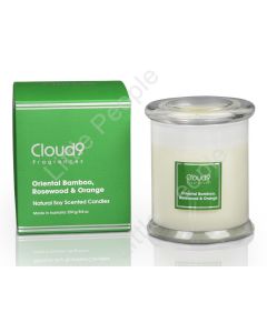Oriental Bamboo  Rosewood & Orange Scented Candle By Cloud Nine