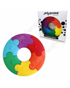 Jellystone Colour Wheel Rainbow Silicone Sensory Fun Safe Toy