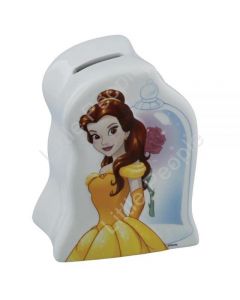 Belle money Box includes the Princess's iconic enchanted red rose