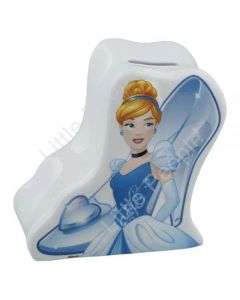 Cinderella money Box includes the Princess's iconic glass slipper