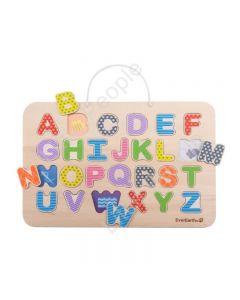 EverEarth Magnetic Alphabet Puzzle Kids Pretend Play Eco-Friendly
