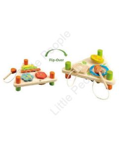 EverEarth Flip Over Triangle Musical Set Kids Pretend Play Eco-Friendly