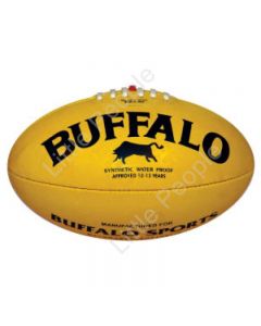 Buffalo Sports Soft Touch Pvc Full Size 28cm L Yellow Aussie Rules Football