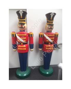 6.3 ft Toy Soldier Fiberglass Christmas Decoration (Ex shop Display ) for Both