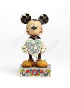 Jim Shore Disney Traditions It's A Boy New Baby Boy Mickey Mouse RETIRED