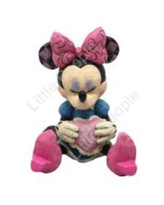 Jim Shore Mini Mouse with Heart Figurine Disney Traditions