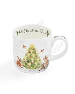 Royal Worcester Wrendale Designs - 0.31L/11Fl.oz Christmas Tree Mug