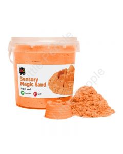 Sensory Magic Sand 1kg Tub orange Non Toxic