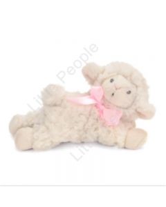 Plush Nat And Jules Pink Lamb Rattle Gift Idea soft Cuddly