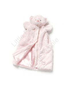 Plush Nat and Jules Bear Pink Comforter Gift Idea