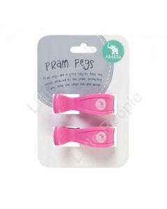Pram pegs 2 Pack Pegs Pink Gift Idea