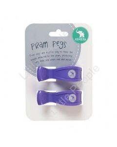 Pram pegs 2 Pack Pegs Purple Fluro Gift Idea