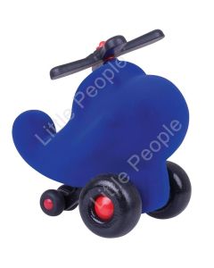 Rubbabu Blue Helicopter Infant Pretend Play