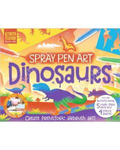 Dinosaurs Spray Pen Art