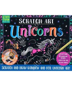 Activity Station - Scratch Art Unicorns