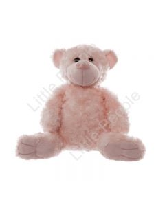 Rosette Teddy Bear Pink (32cm HT)