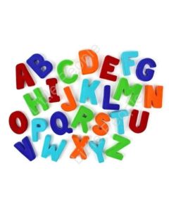 Rubbabu Upper Case Alphabet Letters Set Infant Pretend Play