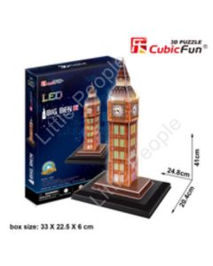 CubicFun Big Ben 28pc 3D LED Puzzle Product