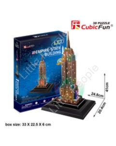 CubicFun Empire State Building 38pc 3D LED Puzzle