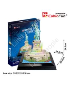 CubicFun Statue of Liberty 37pc 3D LED Puzzle Product