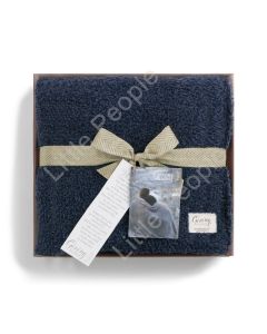 Demdaco Navy Giving Blanket Beautifly Gift boxed