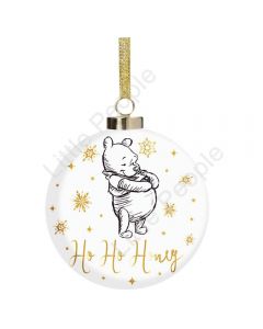 Disney Gifts Collectible Christmas Bauble: Pooh Ho Ho Honey 9 Cm