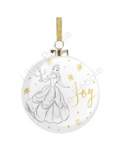 Disney Gifts Collectible Christmas Bauble: Belle Joy 9 Cm