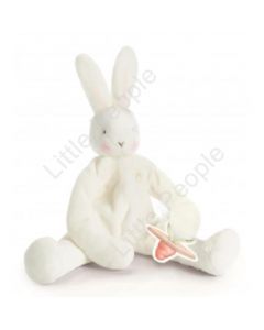 Bunnies By The Bay - Silly Buddy White Bunny New Baby Toy